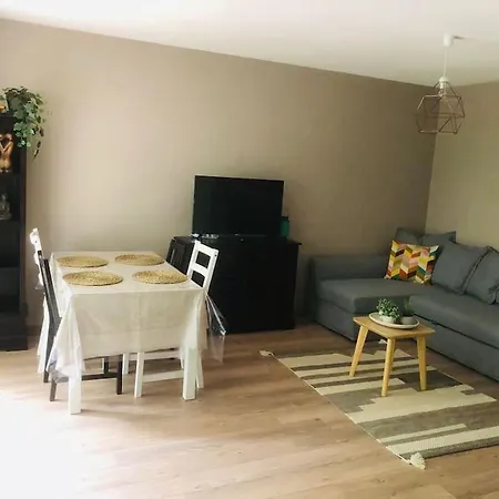 شقة T2 Calme Absolu, Large Terrasse, Garage Velo, 5 Min Ocean أنغليه